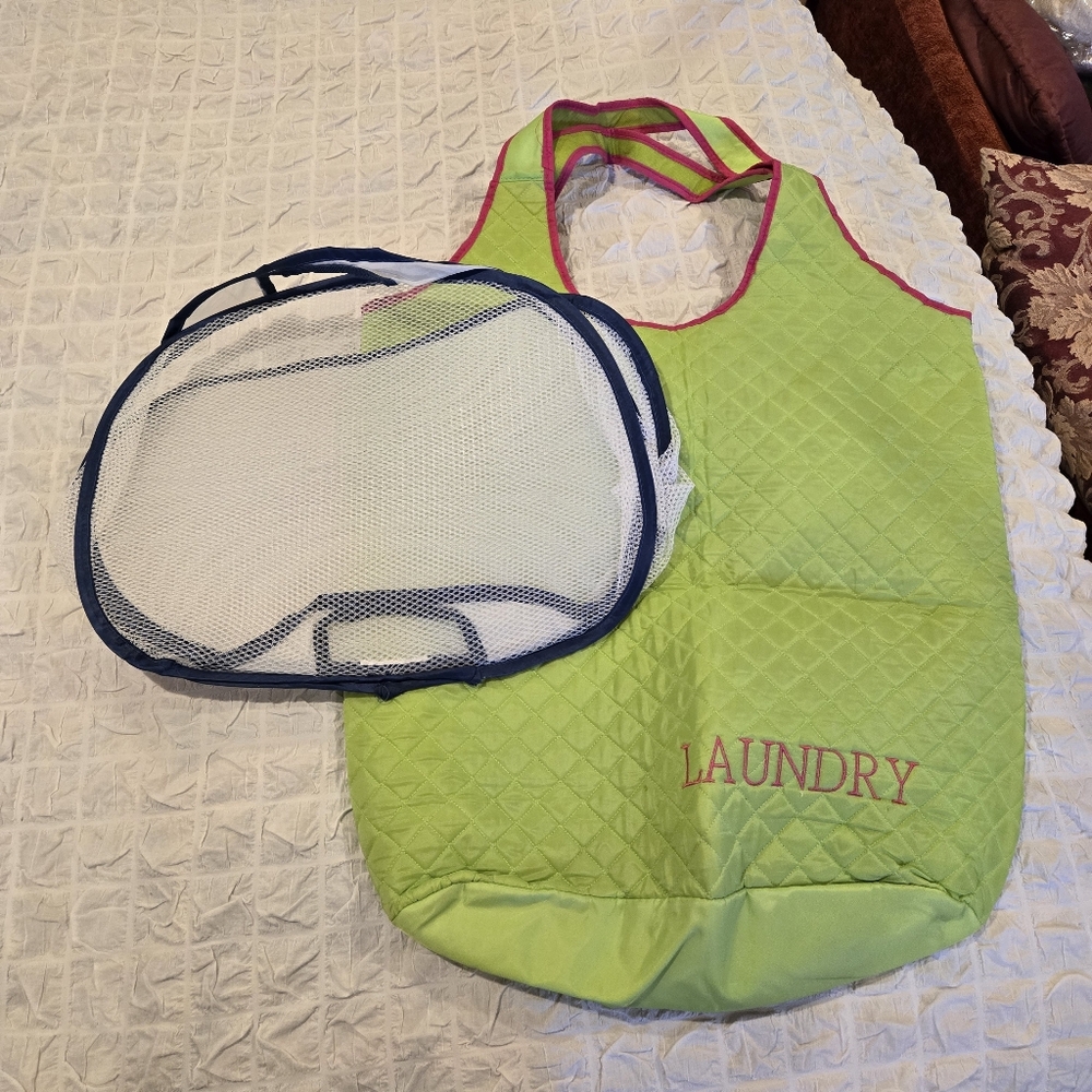 Bundle of Two Laundry Bags/Hamper, Home, Dorm, City Living